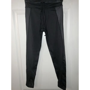 Cali Leggings Women's Size Medium Black Capri Drawstring Mid-Rise Sport Yoga